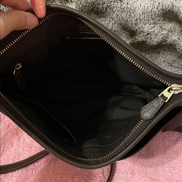 Coach Signature Brown Messenger Bag - Picture 4 of 8